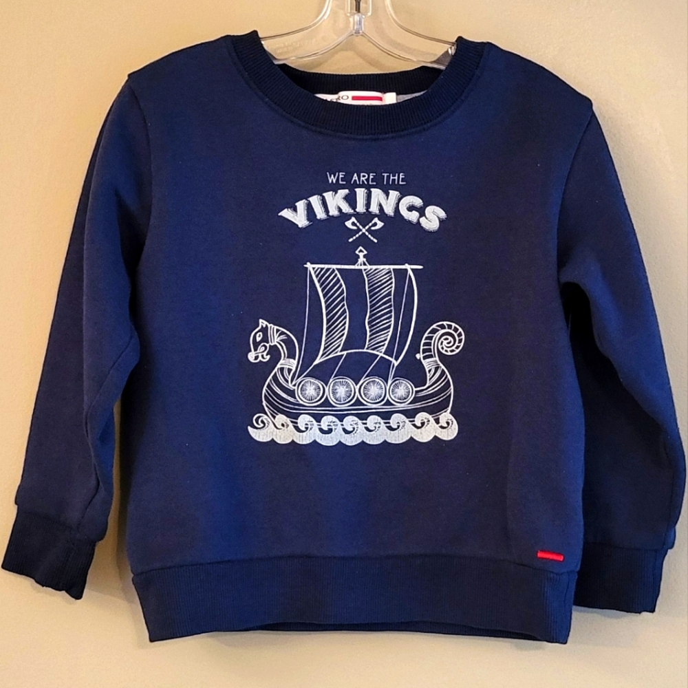 Castro "We are the Vikings" navy crew neck sweatshirt